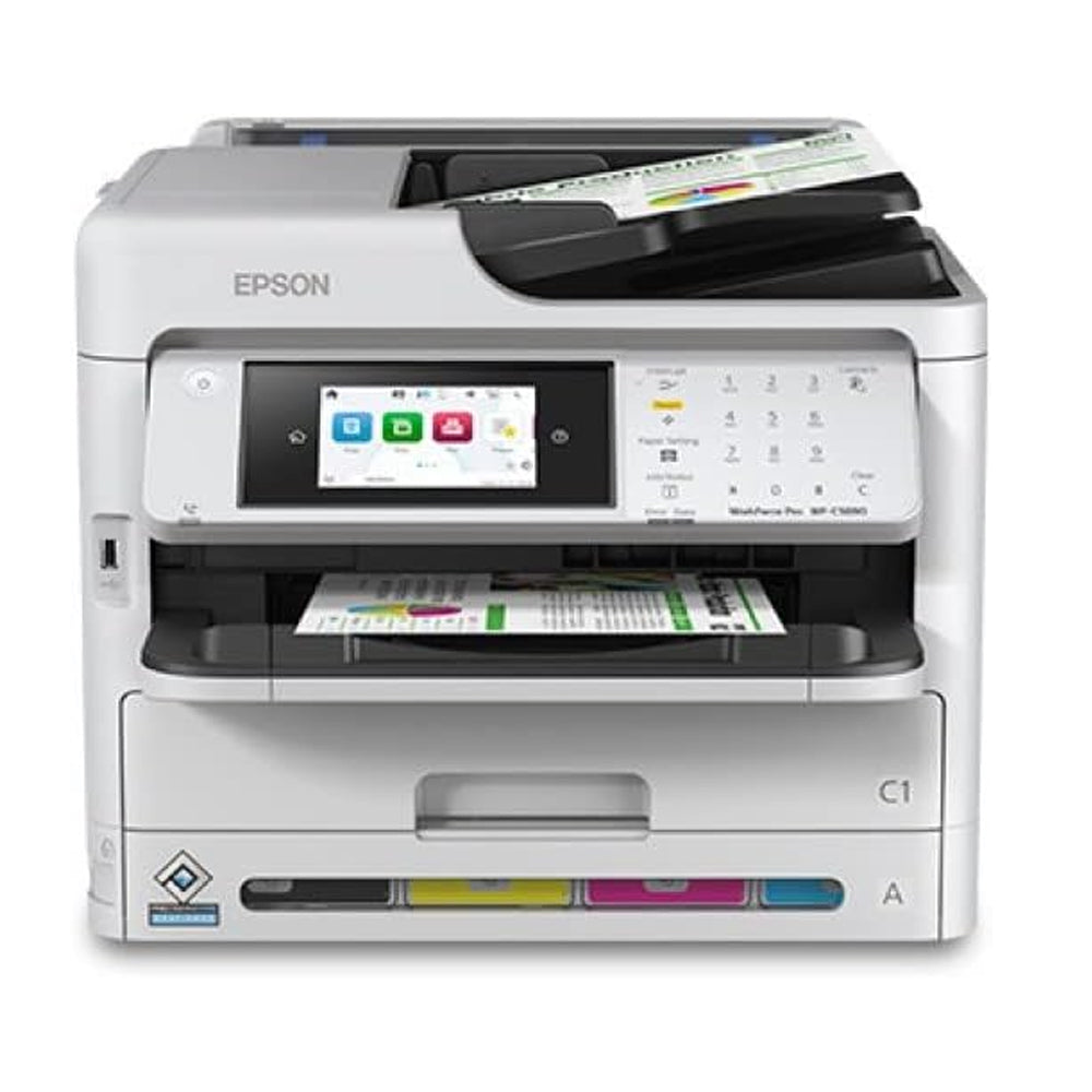 Impresora Epson WorkForce Pro WF-C5810, Imprime, Escanea, Copia, Fax, LAN, WiFi.