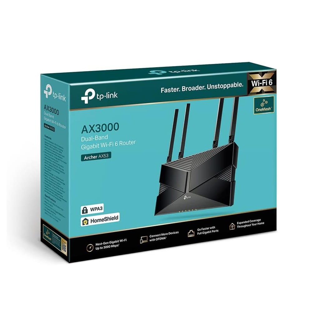 Router Tp-Link Archer Ax53 Ax3000 Dual Band Gigabit Wi-Fi 6